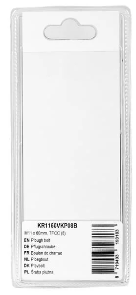 Kramp - KR1160VKP08B - Bullone aratro M11x60mm, TFCC (8)