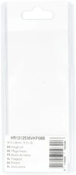 Kramp - KR1212536VKP08B - Bullone aratro M12x36mm, TFCC (8)