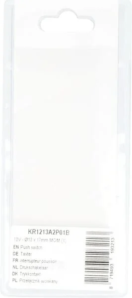 Kramp - KR1213A2P01B - Interruttore a pressione MOM 12mm