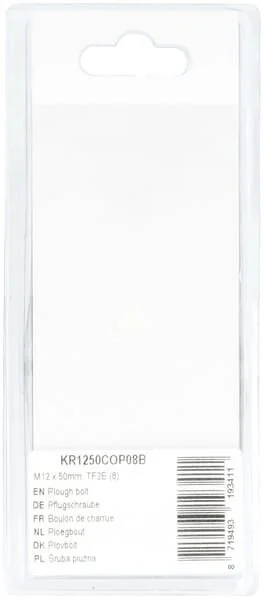 Kramp - KR1250COP08B - Bullone aratro M12x50mm, TF2E (8)