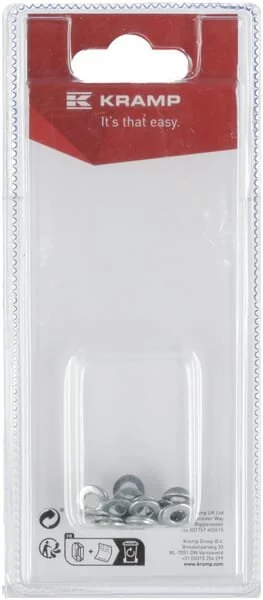 Kramp - KR125A4RCP20B - Rondella piatta M4 (20)