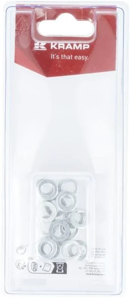 Kramp - KR125A6P20B - Rondella piatta M6 (20)