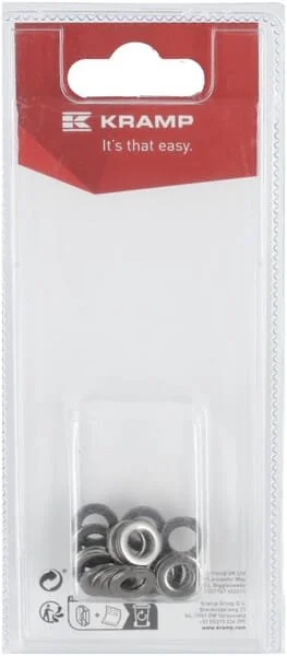 Kramp - KR125A6RVSP20B - Rondella piana in acciaio inossidabile M6 (20)