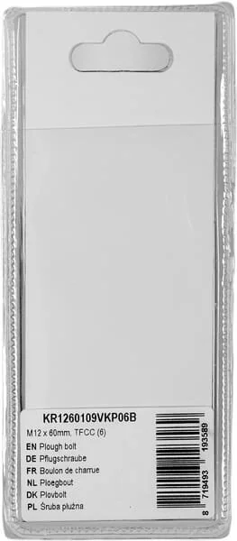 Kramp - KR1260109VKP06B - Bullone aratro M12x60mm, TFCC (6)
