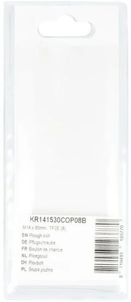 Kramp - KR141530COP08B - Bullone aratro M14x30mm, TF2E (8)