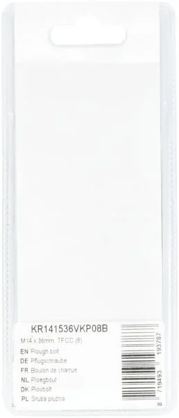 Kramp - KR141536VKP08B - Bullone aratro M14x36mm, TFCC (8)