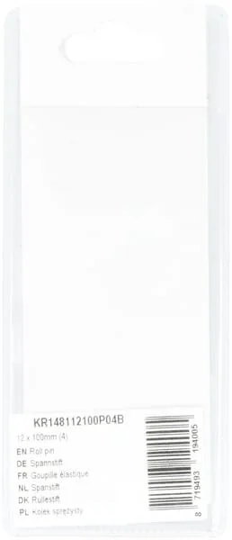 Kramp - KR148112100P04B - Spina elastica 12x100mm (4)