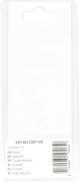 Kramp - KR1481330P10B - Spina elastica 3x30mm (10)