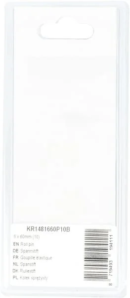Kramp - KR1481660P10B - Spina elastica 6x60mm (10)