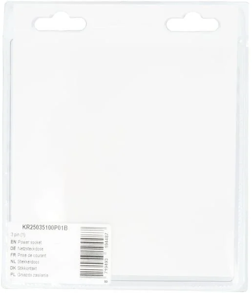 Kramp - KR25035100P01B - Presa di corrente 3 pin (1)