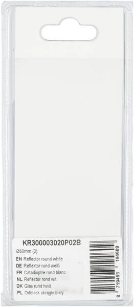 Kramp - KR300003020P02B - Catadiottro rotondo bianco (2)