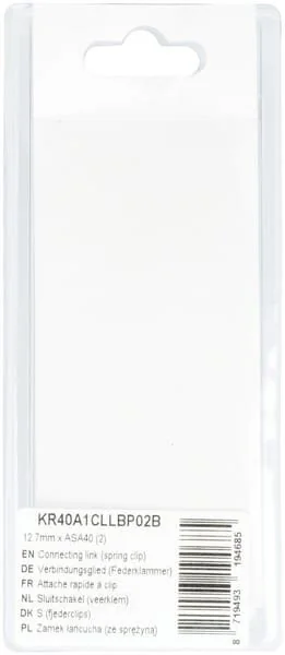 Kramp - KR40A1CLLBP02B - Maglia di connessione (Molla a clip) 12.7mm X ASA40 (2)