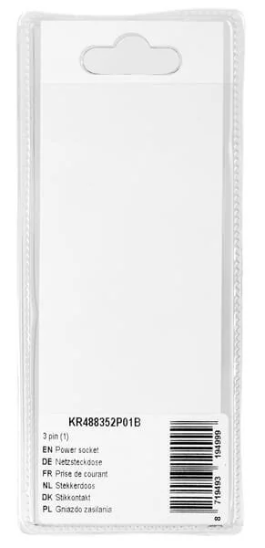 Kramp - KR488352P01B - Presa di corrente 3 pin (1)