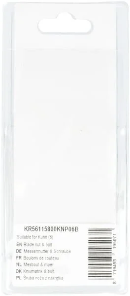 Kramp - KR56115800KNP06B - Dado e bullone lama (6)