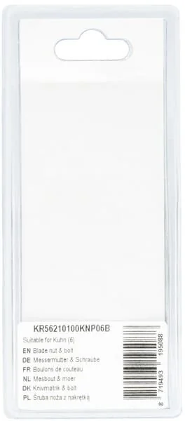 Kramp - KR56210100KNP06B - Dado e bullone lama (6)