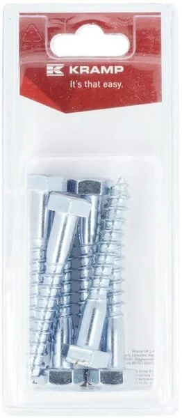 Kramp - KR5711070P06B - Vite da legno M10x70mm (6)