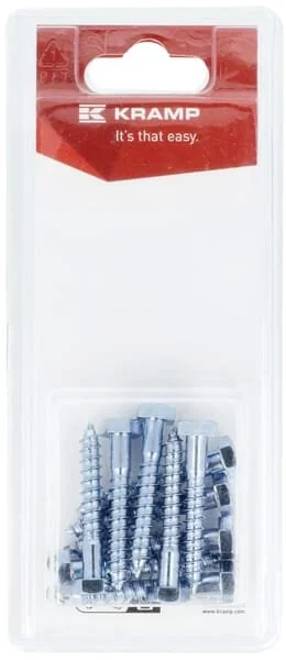 Kramp - KR571640P10B - Vite da legno M6x40mm (10)