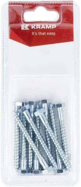 Kramp - KR571660P10B - Vite da legno M6x60mm (10)