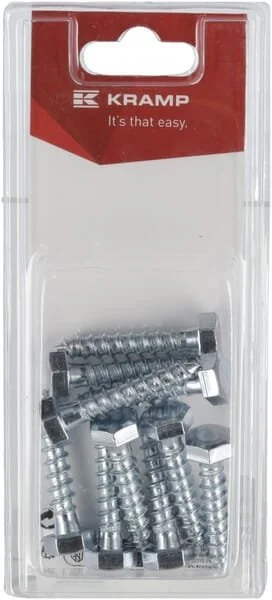 Kramp - KR571840P10B - Vite da legno M8x40mm (10)
