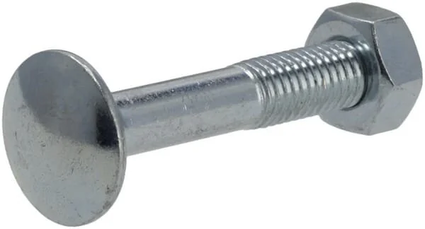 Kramp - KR6031060P06B - Dado e bullone a testa quadra M10x60mm, 4.6 (6)