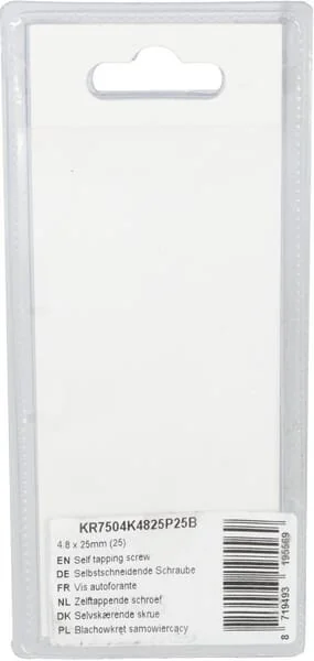 Kramp - KR7504K4825P25B - Vite autofilettante 4.8x25mm (25)