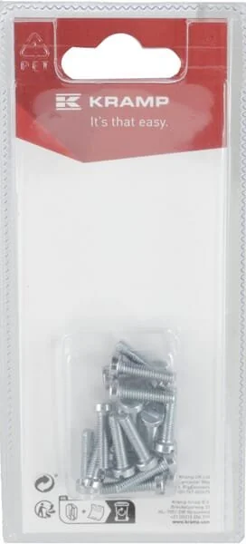 Kramp - KR84416P20B - Vite a testa cilindrica con intaglio M4x16mm (20)