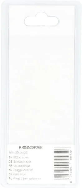 Kramp - KR84530P20B - Vite a taglio M5x30mm (20)