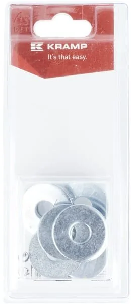 Kramp - KR9021A10P10B - Rondella per bullone a testa quadra M10x30 Diameter (10)