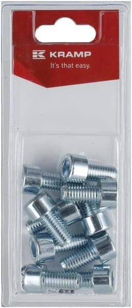 Kramp - KR9121020P10B - Bullone a brugola M10x20mm, 8.8 (10)