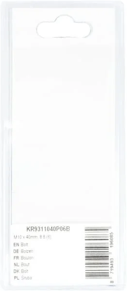 Kramp - KR9311040P06B - Bullone Mm, 8.8 (6)