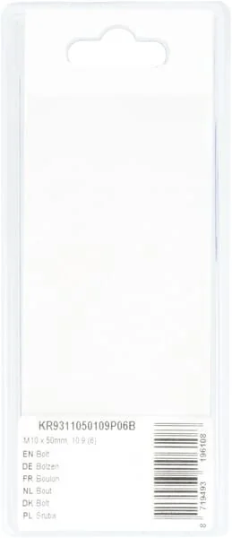 Kramp - KR9311050109P06B - Bullone Mm, 10.9 (6)
