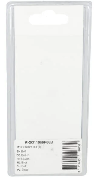 Kramp - KR9311060P06B - Bullone Mm, 8.8 (6)