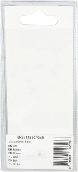 Kramp - KR9311290P04B - Bullone Mm, 8.8 (4)