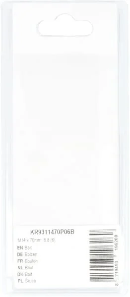 Kramp - KR9311470P06B - Bullone Mm, 8.8 (6)