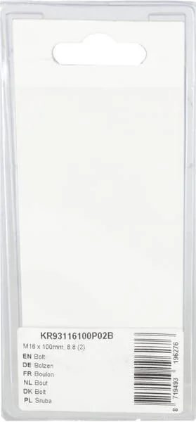 Kramp - KR93116100P02B - Bullone Mm, 8.8 (2)