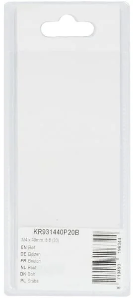 Kramp - KR931440P20B - Bullone Mm, 8.8 (20)