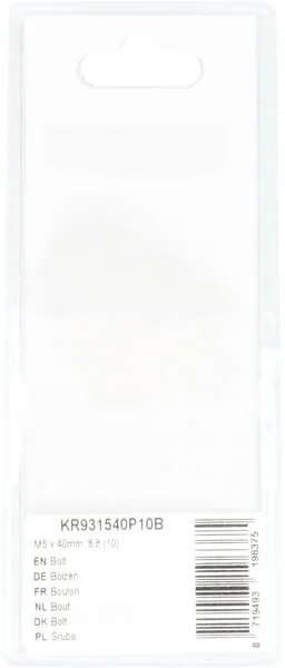 Kramp - KR931540P10B - Bullone Mm, 8.8 (10)