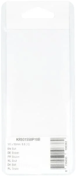 Kramp - KR931550P10B - Bullone Mm, 8.8 (10)