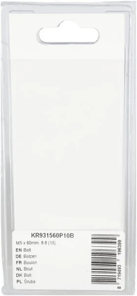 Kramp - KR931560P10B - Bullone Mm, 8.8 (10)