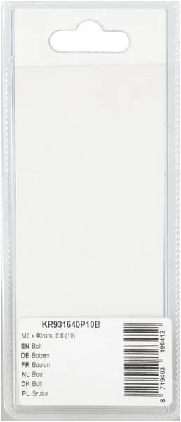 Kramp - KR931640P10B - Bullone Mm, 8.8 (10)
