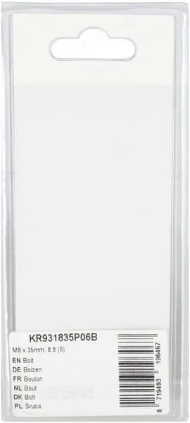 Kramp - KR931835P06B - Bullone Mm, 8.8 (6)