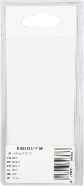 Kramp - KR931840P10B - Bullone Mm, 8.8 (10)