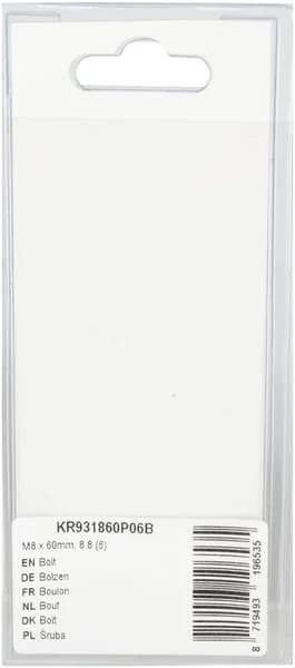 Kramp - KR931860P06B - Bullone Mm, 8.8 (6)