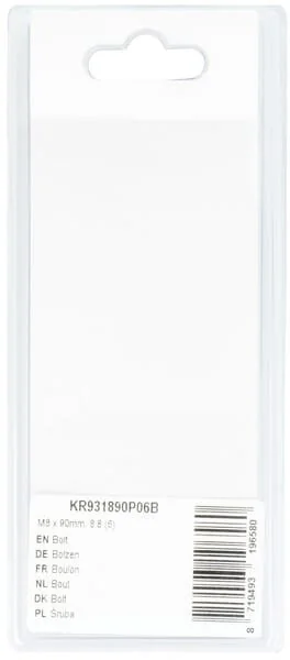 Kramp - KR931890P06B - Bullone Mm, 8.8 (6)
