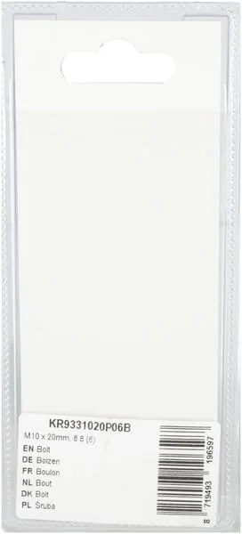 Kramp - KR9331020P06B - Bullone Mm, 8.8 (6)