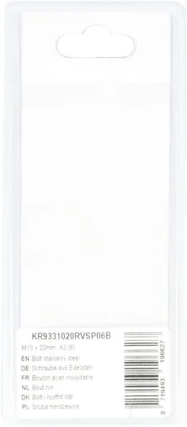 Kramp - KR9331020RVSP06B - Bullone acciaio inossidabile mm, A2 (6)