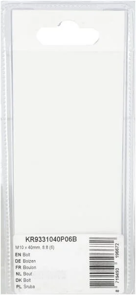 Kramp - KR9331040P06B - Bullone Mm, 8.8 (6)