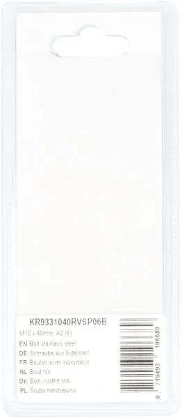 Kramp - KR9331040RVSP06B - Bullone acciaio inossidabile mm, A2 (6)