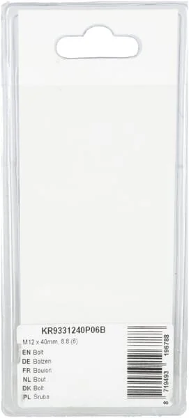 Kramp - KR9331240P06B - Bullone Mm, 8.8 (6)