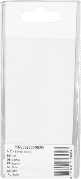 Kramp - KR9332060P02B - Bullone Mm, 8.8 (2)